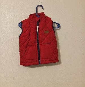 Weatherproof Vintage Red Quilted Kids Puffer Vest